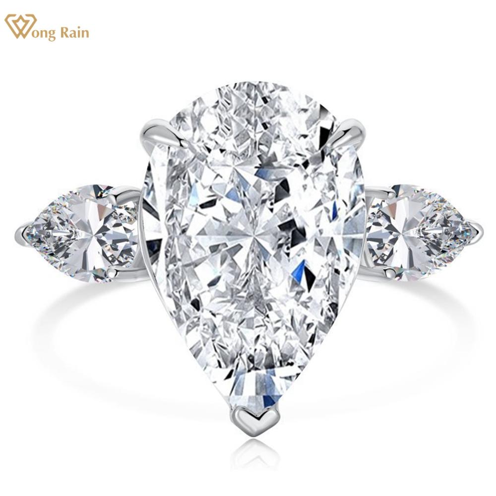 Wong Rain Роскошное твердое серебро 925 пробы с дробленым льдом 6CT Циркон AAAAA Груша 11*17 мм Драгоценный камень Свадебное обручальное кольцо Изысканные ювелирные изделия для женщин US 6 белый
Wong Rain Роскошное твердое серебро 925 пробы с дробленым льдом 6CT Циркон AAAAA Груша 11*17 мм Драгоценный камень Свадебное обручальное кольцо Изысканные ювелирные изделия для женщин US 6 белый