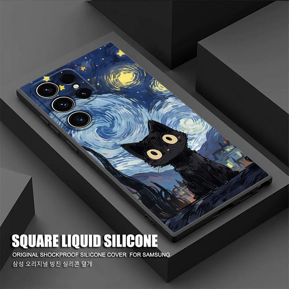Cat Van Gogh Starry Sky Phone Case For Samsung Galaxy S24 Ultra Cases S23 S21 S20 FE S22 9 Plus Note 20 Ultra 10 Silicone Cover Samsung Note 10
Cat Van Gogh Starry Sky Phone Case For Samsung Galaxy S24 Ultra Cases S23 S21 S20 FE S22 9 Plus Note 20 Ultra 10 Silicone Cover Samsung Note 10