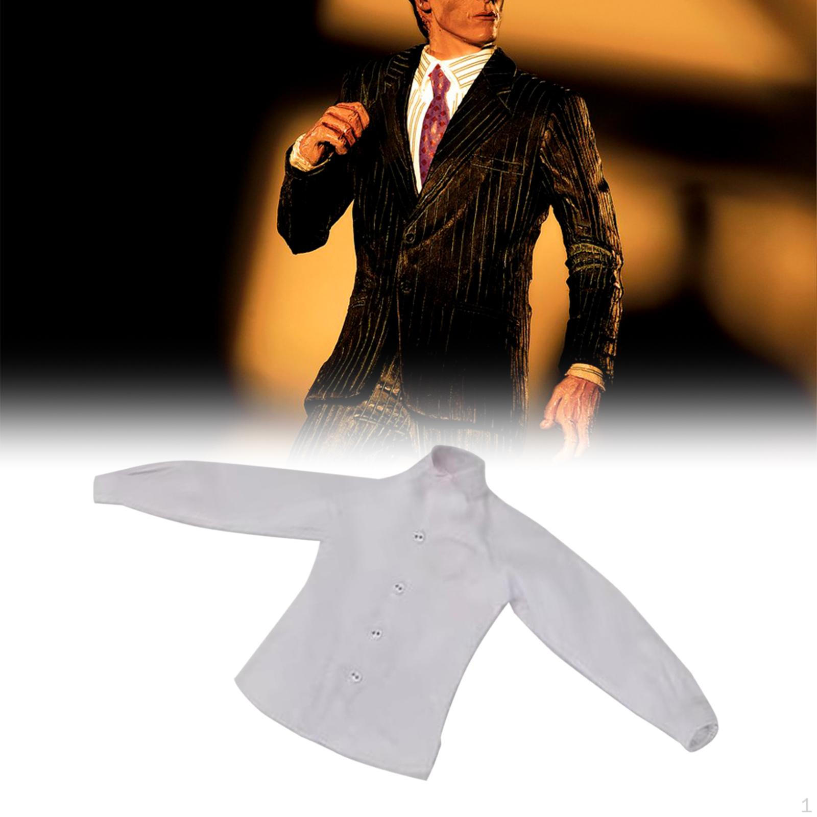 1/6 Action Figure Shirt Doll Model Clothes Lightweight Stylish Miniature Clothing Dressing up for белый
1/6 Action Figure Shirt Doll Model Clothes Lightweight Stylish Miniature Clothing Dressing up for белый
