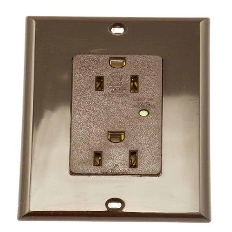 Leviton 15-Ампер, 125-Вольт, Подвійна розетка Decora Plus, Прямі контакти, Промисловий клас, З захистом від перенапруги та індикаторним світлом, 5280, Коричневий коричневий
Leviton 15-Ампер, 125-Вольт, Подвійна розетка Decora Plus, Прямі контакти, Промисловий клас, З захистом від перенапруги та індикаторним світлом, 5280, Коричневий коричневий