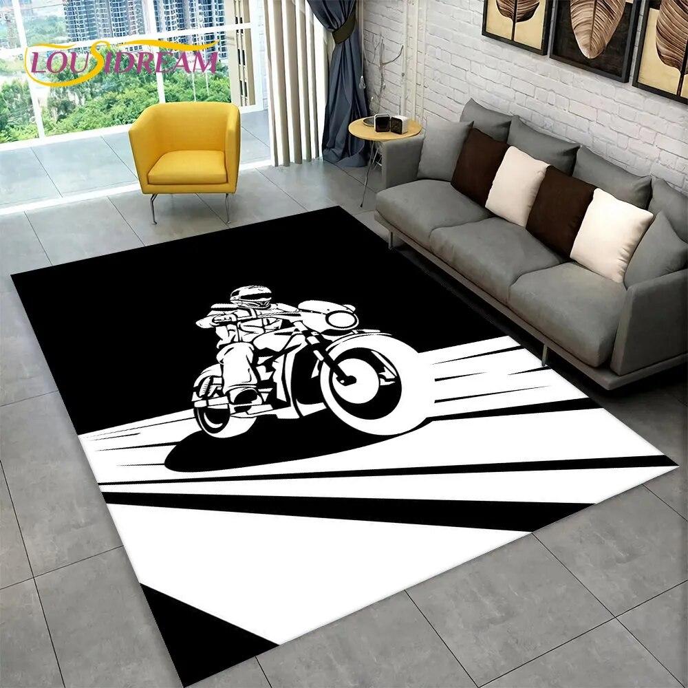 3D мотоциклетный коврик для гонок, ковер для гостиной, спальни, подарок, украшение для дома 
3D мотоциклетный коврик для гонок, ковер для гостиной, спальни, подарок, украшение для дома