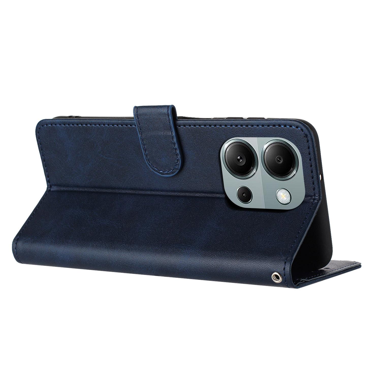 For Xiaomi Redmi Note 13 Pro 4G/Poco M6 Pro 4G Case Leather Wallet Anti-fall Smartphone Cover Sapphire
For Xiaomi Redmi Note 13 Pro 4G/Poco M6 Pro 4G Case Leather Wallet Anti-fall Smartphone Cover Sapphire