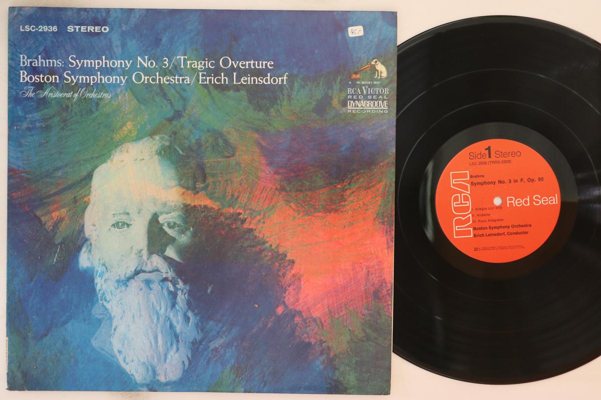 LP Record ERICH LEINSDORF BOSTON SYMPHONY OR Brahms Symphony No. 3 Tragic Over LSC2936 RCA VICTOR RED US Classical Used
LP Record ERICH LEINSDORF BOSTON SYMPHONY OR Brahms Symphony No. 3 Tragic Over LSC2936 RCA VICTOR RED US Classical Used
