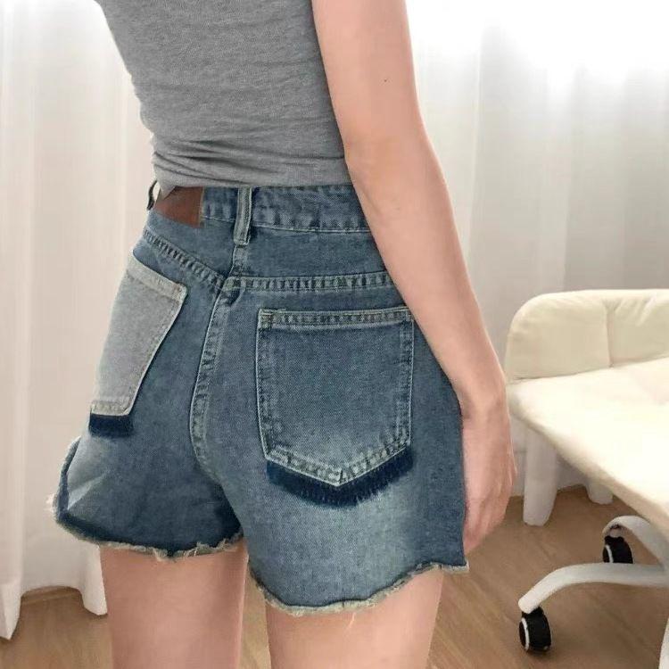 American Plus Size High Waist Denim Shorts for Women - Summer A-Line, Frayed Wide Leg, Slimming Fit XS синій
American Plus Size High Waist Denim Shorts for Women - Summer A-Line, Frayed Wide Leg, Slimming Fit XS синій