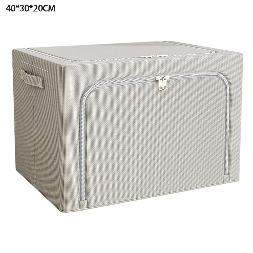 24L 40 x 30 x 20CM Foldable Storage Box Large Capacity Oxford Fabric Two-Way Zipper Organizer
24L 40 x 30 x 20CM Foldable Storage Box Large Capacity Oxford Fabric Two-Way Zipper Organizer