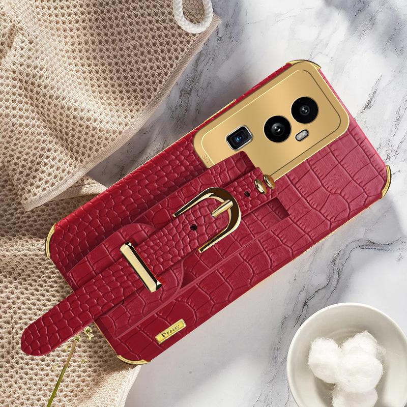 For Oppo Reno10 Pro+ 5G Electroplating Phone Cover PU Leather+TPU Case with Wristband Kickstand Red
For Oppo Reno10 Pro+ 5G Electroplating Phone Cover PU Leather+TPU Case with Wristband Kickstand Red