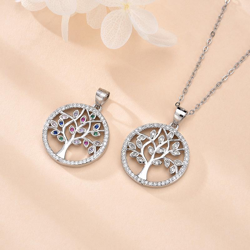 925 Sterling Silver Tree of Life Necklace – Women s High-End Versatile Clavicle Chain for Autumn & Winter 925 Sterling Silver
925 Sterling Silver Tree of Life Necklace – Women s High-End Versatile Clavicle Chain for Autumn & Winter 925 Sterling Silver