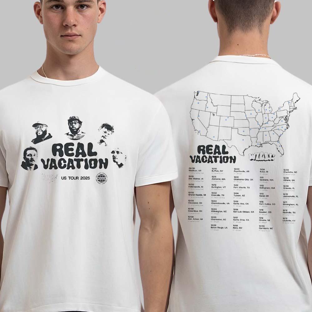 Willis Real Vacation 2025 North American Tour Cities Dates Two Sided T-Shirt 2XL
Willis Real Vacation 2025 North American Tour Cities Dates Two Sided T-Shirt 2XL