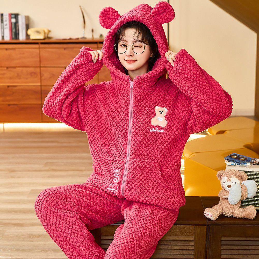 Women s Fleece-Lined Flannel Doll Collar Pajamas - Warm Autumn/Winter Style, Cozy & Suitable for Outdoors XL (Suggest 120–135 lbs)
Women s Fleece-Lined Flannel Doll Collar Pajamas - Warm Autumn/Winter Style, Cozy & Suitable for Outdoors XL (Suggest 120–135 lbs)
