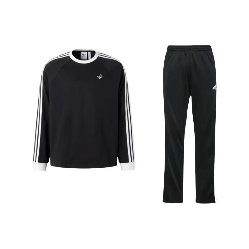 Adidas свободный крой круглый вырез свитер спортивный длинный рукав верхняя боковая полоска однотонные длинные брюки комплект с капюшоном унисекс комплекты черный TR30PR-BW+JY3458 XL
Adidas свободный крой круглый вырез свитер спортивный длинный рукав верхняя боковая полоска однотонные длинные брюки комплект с капюшоном унисекс комплекты черный TR30PR-BW+JY3458 XL