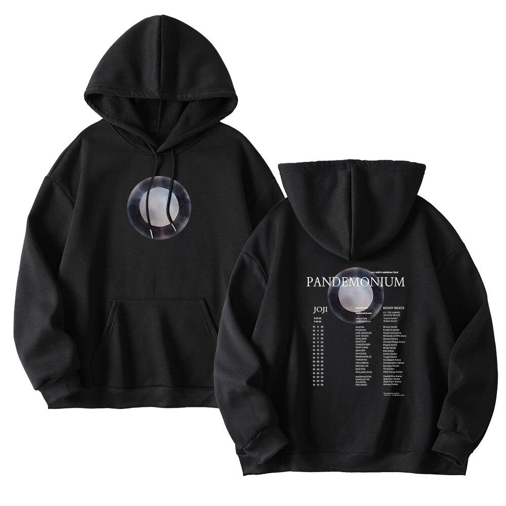 Unisex HoodieJOJI PANDEMONIUM NORTH AMERICAN TOUR Hoodie Fashion Sports Sweatshirt Clothing Universal Sweatshirt Y2K
Unisex HoodieJOJI PANDEMONIUM NORTH AMERICAN TOUR Hoodie Fashion Sports Sweatshirt Clothing Universal Sweatshirt Y2K