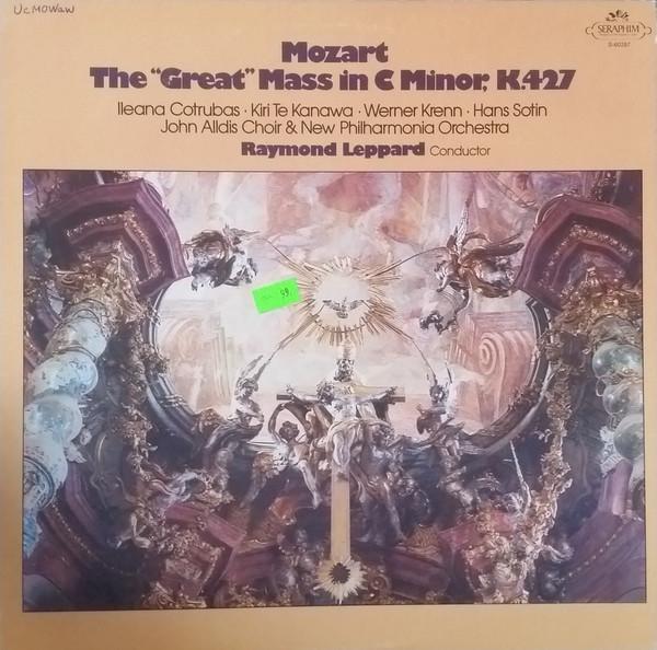 LP Record GREAT MASS IN C MINOR K.427 Wolfgang Amadeus Mozart Great Mass S60257 SERAPHIM 1974 US Classical Used
LP Record GREAT MASS IN C MINOR K.427 Wolfgang Amadeus Mozart Great Mass S60257 SERAPHIM 1974 US Classical Used