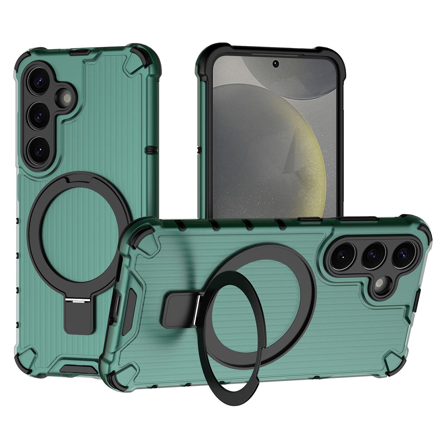 For Samsung Galaxy S25 Ultra Case with Kickstand PC+TPU Phone Cover Compatible with MagSafe Green
For Samsung Galaxy S25 Ultra Case with Kickstand PC+TPU Phone Cover Compatible with MagSafe Green