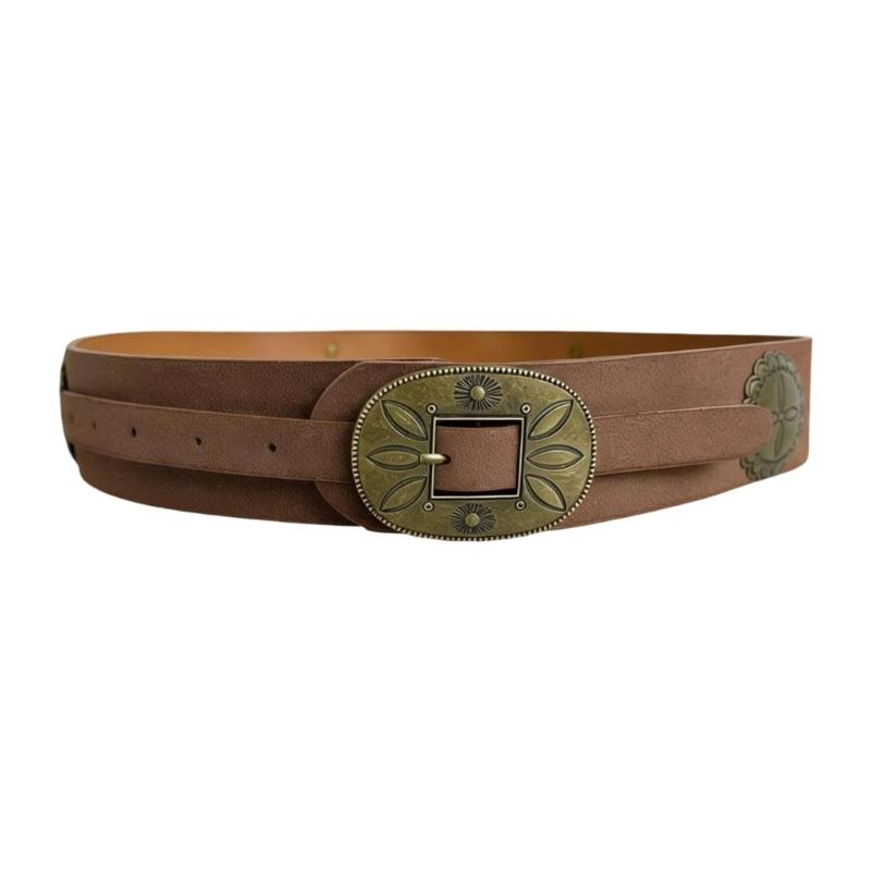 Bohemian Styles Wide Belt With Metal Pin Buckles For Women Men Faux Leather Adjustable Waistband for Party Dress коричневый
Bohemian Styles Wide Belt With Metal Pin Buckles For Women Men Faux Leather Adjustable Waistband for Party Dress коричневый