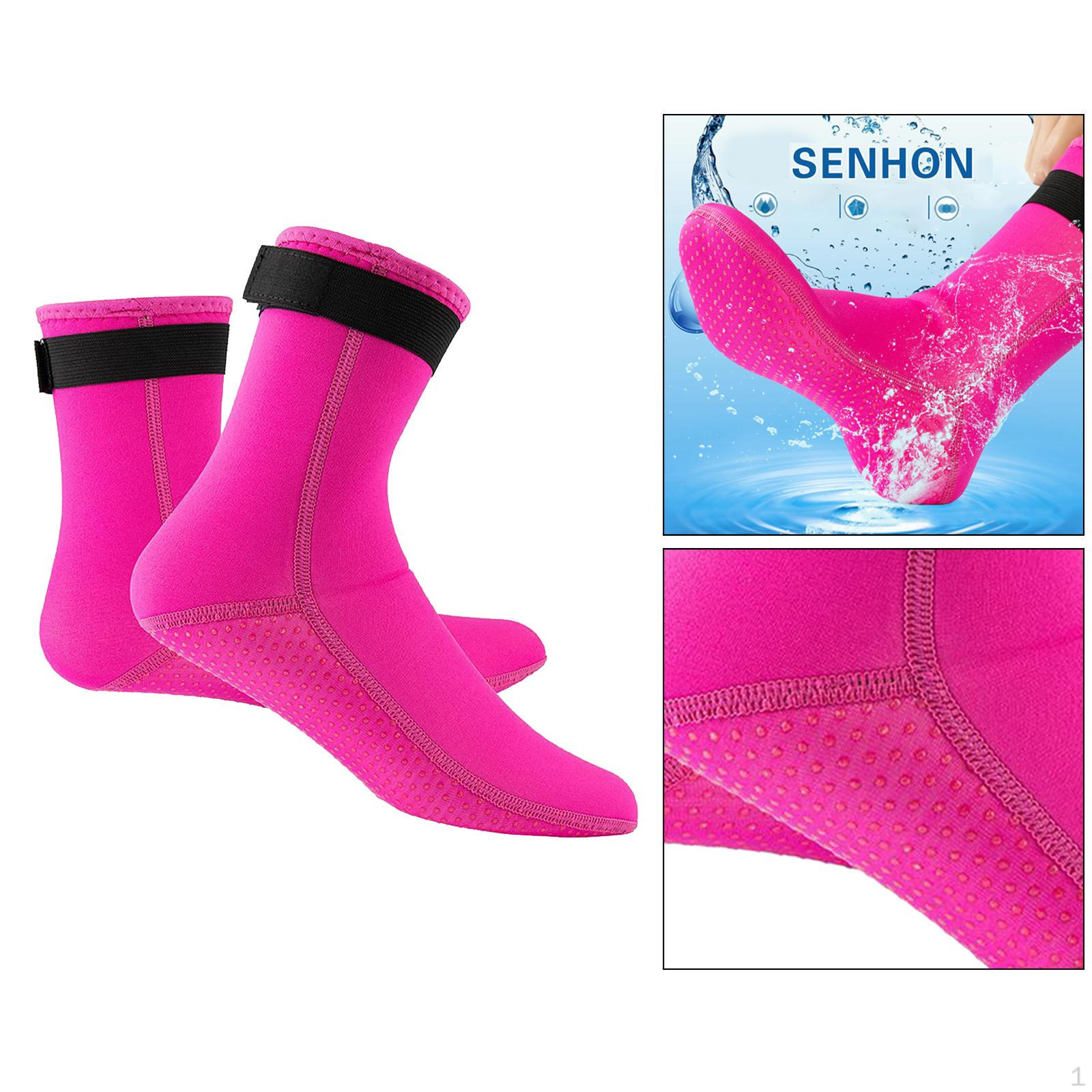 3mm Mens and Womens Diving Socks Keep Warm, Perfect for Surfing, Kayaking, Any Water Sports, Anti Rose Red M_XS S M L XL XXL
3mm Mens and Womens Diving Socks Keep Warm, Perfect for Surfing, Kayaking, Any Water Sports, Anti Rose Red M_XS S M L XL XXL
