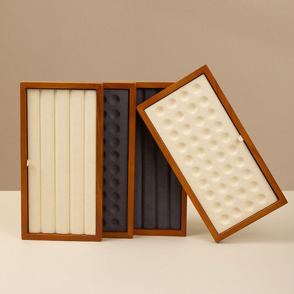 Solid Wood Jewelry Organizer Stackable Jewelry Display Props Practical Flat Jewelry Tray Rings White-Strip-shaped
Solid Wood Jewelry Organizer Stackable Jewelry Display Props Practical Flat Jewelry Tray Rings White-Strip-shaped