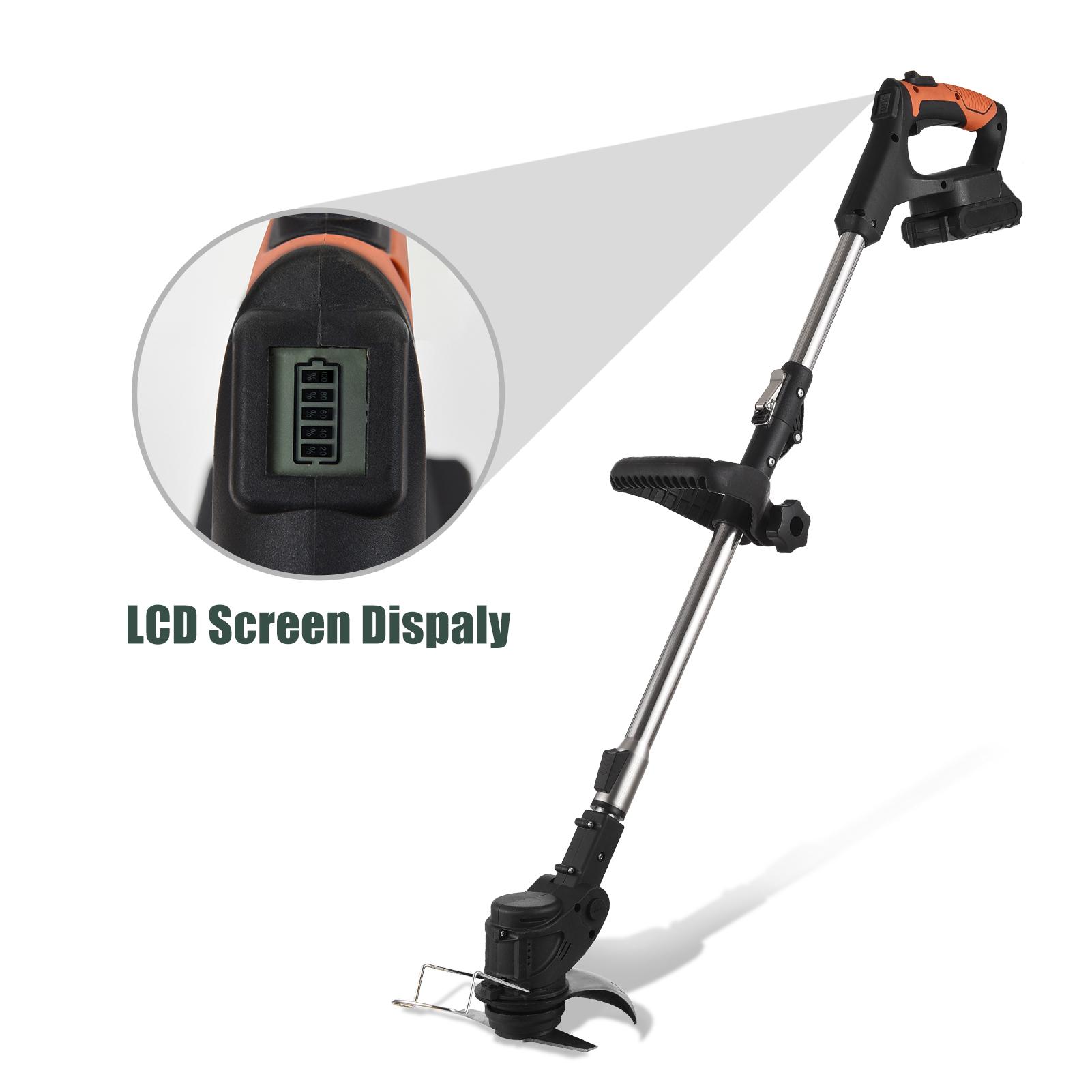 Аккумуляторный триммер для травы Weed Wacker 21V Машина для уборки сорняков с ЖК-экраном Легкий регулируемый
Аккумуляторный триммер для травы Weed Wacker 21V Машина для уборки сорняков с ЖК-экраном Легкий регулируемый