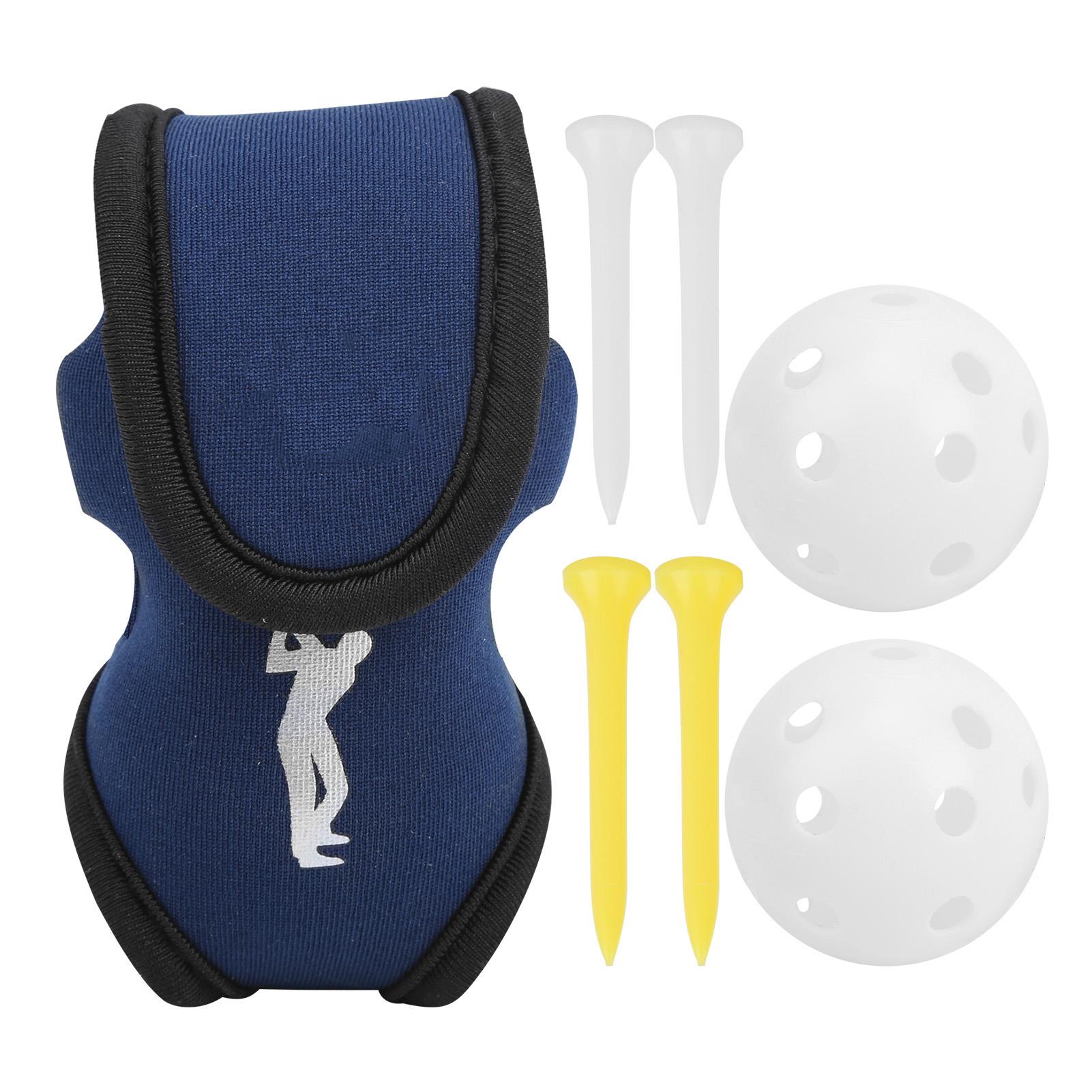 Portable Small Neoprene Golf Ball Bag Waist Pack Accessory with Hollow Golf Ball and Tee
Portable Small Neoprene Golf Ball Bag Waist Pack Accessory with Hollow Golf Ball and Tee