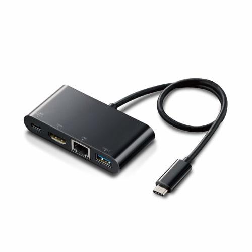 ELECOM Type-C Docking Station C Hub PD Compatible Charging Type-C x 1/USB (3.0) x 1/HDMI x 1/LAN Port 30cm Cable Black DST-C09BK
ELECOM Type-C Docking Station C Hub PD Compatible Charging Type-C x 1/USB (3.0) x 1/HDMI x 1/LAN Port 30cm Cable Black DST-C09BK