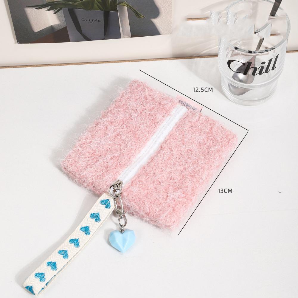 Trendy Mini Card Bag with Heart Pendant Soft Makeup Handbags Casual Simple Coin Purse
Trendy Mini Card Bag with Heart Pendant Soft Makeup Handbags Casual Simple Coin Purse