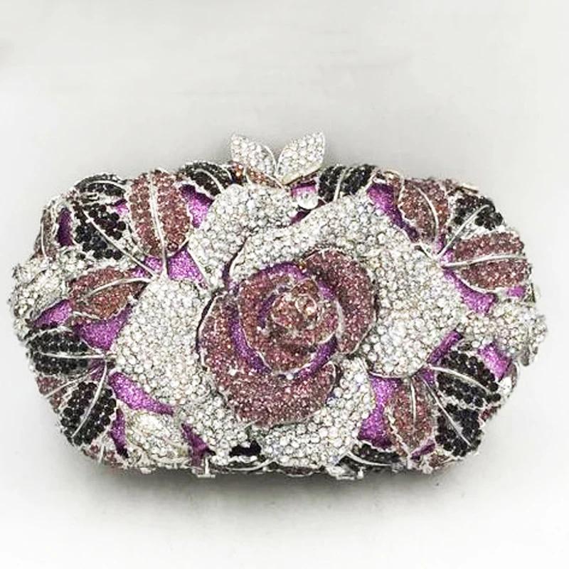 WHTUOHENG Flower Crystal Evening Clutches For Women Diamond Floral Metal Party Bags Wedding Party Girls Clutch Dinner Handbags 18.5cmX11cmX5cm
WHTUOHENG Flower Crystal Evening Clutches For Women Diamond Floral Metal Party Bags Wedding Party Girls Clutch Dinner Handbags 18.5cmX11cmX5cm