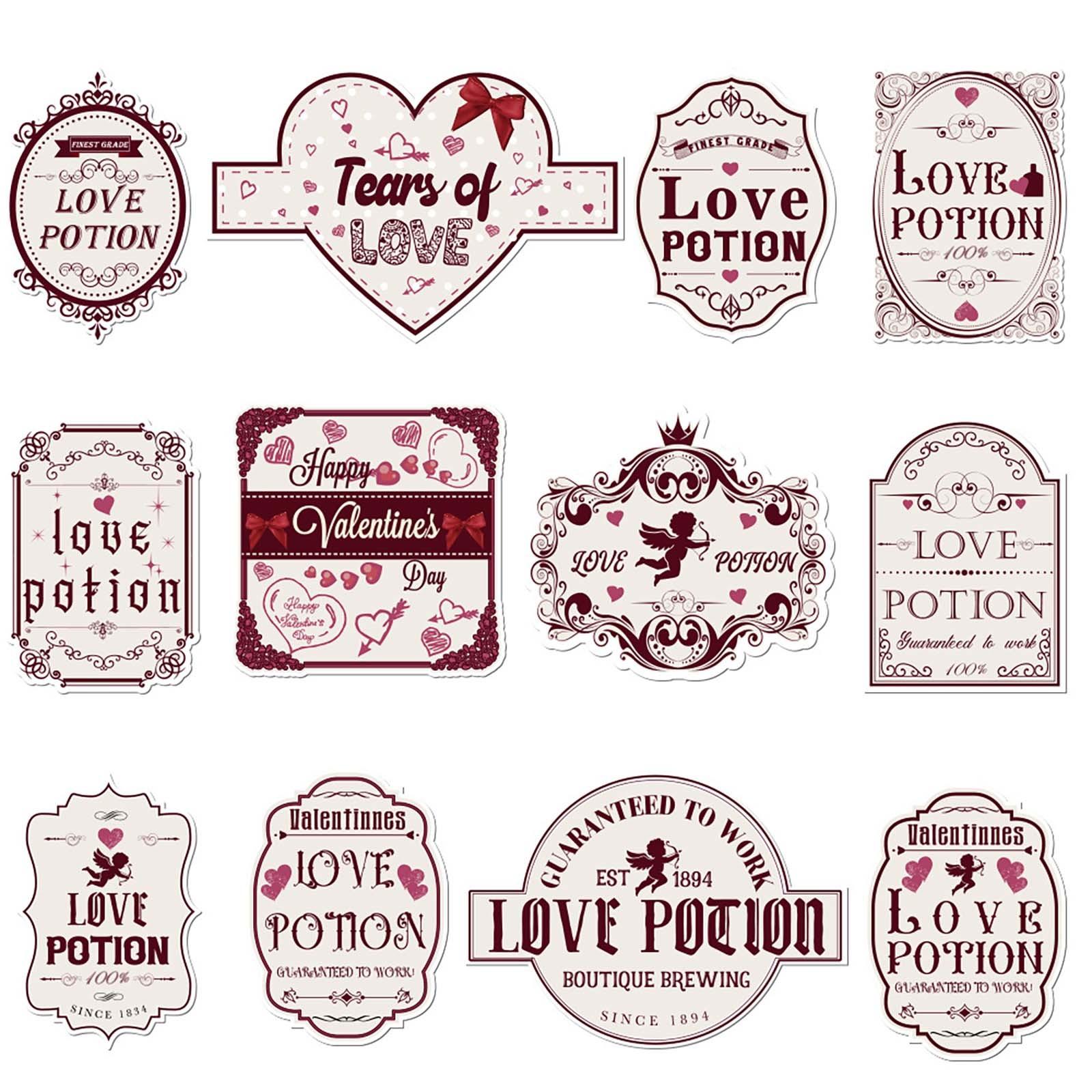 Самоклеящаяся наклейка на бутылку с любовным зельем на тему Дня святого Валентина. Украшения для вечеринки. Наклейки.
Самоклеящаяся наклейка на бутылку с любовным зельем на тему Дня святого Валентина. Украшения для вечеринки. Наклейки.