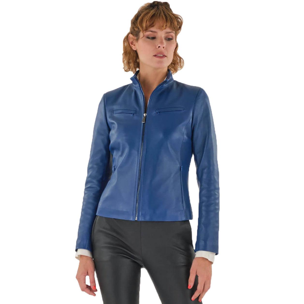 SKINOUTFIT Sexy Women s Blue Biker Jacket Genuine Lambskin Leather Slim Fit Motorcycle Coat XXXL синій
SKINOUTFIT Sexy Women s Blue Biker Jacket Genuine Lambskin Leather Slim Fit Motorcycle Coat XXXL синій