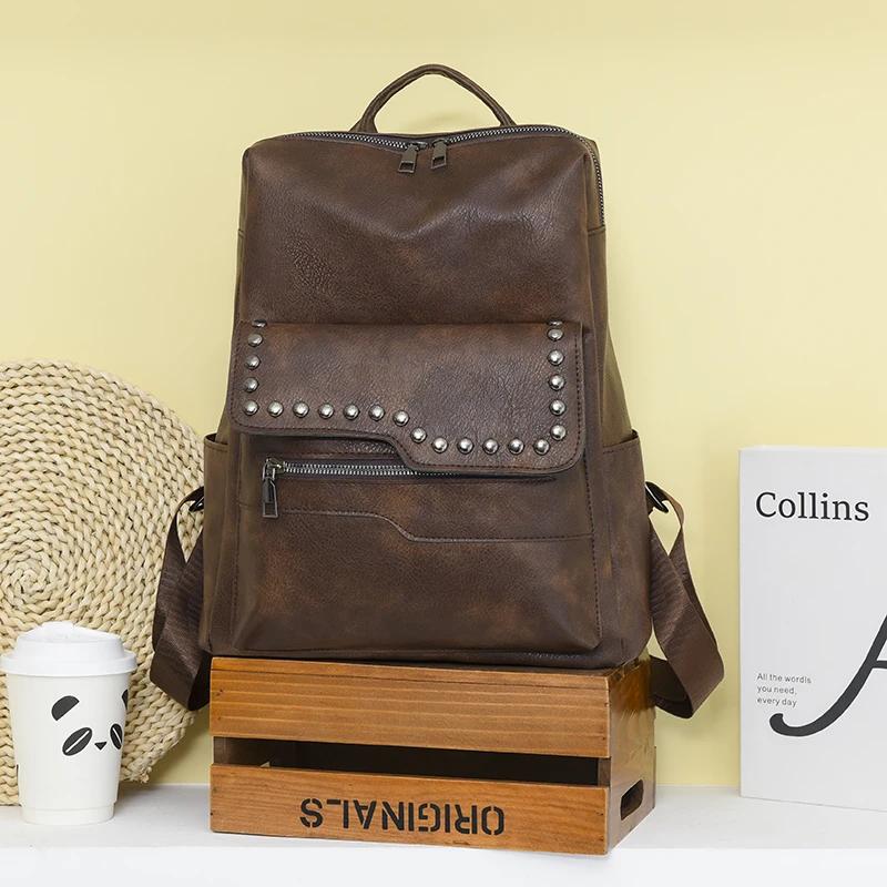 Повседневные рюкзаки большой вместимости с мягкой спинкой из полиуретана с внутренним отделением для женщин, карманом с мягкой ручкой, внутренними карманами, новые
Повседневные рюкзаки большой вместимости с мягкой спинкой из полиуретана с внутренним отделением для женщин, карманом с мягкой ручкой, внутренними карманами, новые