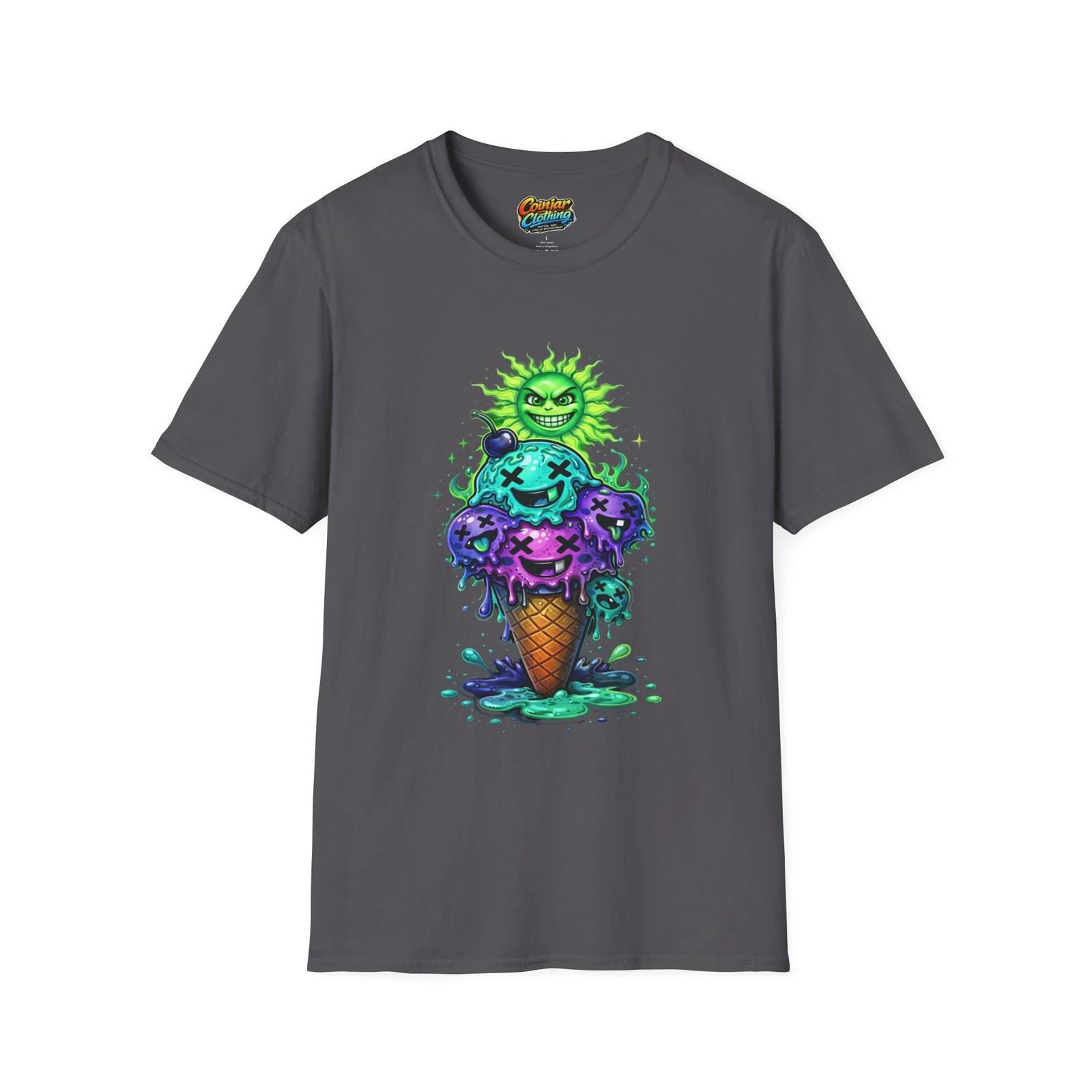 Grinning Mutant Ice Cream Cone T-Shirt | Neon Monster Scoop Tee 5XL різнокольоровий
Grinning Mutant Ice Cream Cone T-Shirt | Neon Monster Scoop Tee 5XL різнокольоровий