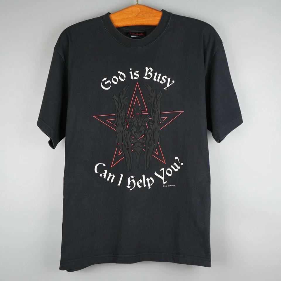 Vintage 90s DarkSide Gods Busy Can I Help you t-shirt L
Vintage 90s DarkSide Gods Busy Can I Help you t-shirt L