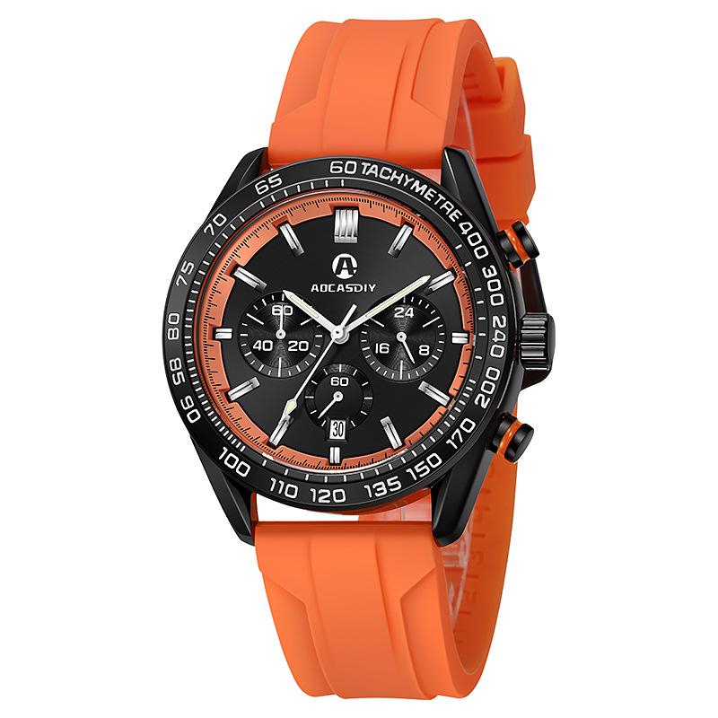Blue Silicone Sports Fashion Three-Pin Men S Quartz Watch Personalized Watch помаранчевий
Blue Silicone Sports Fashion Three-Pin Men S Quartz Watch Personalized Watch помаранчевий