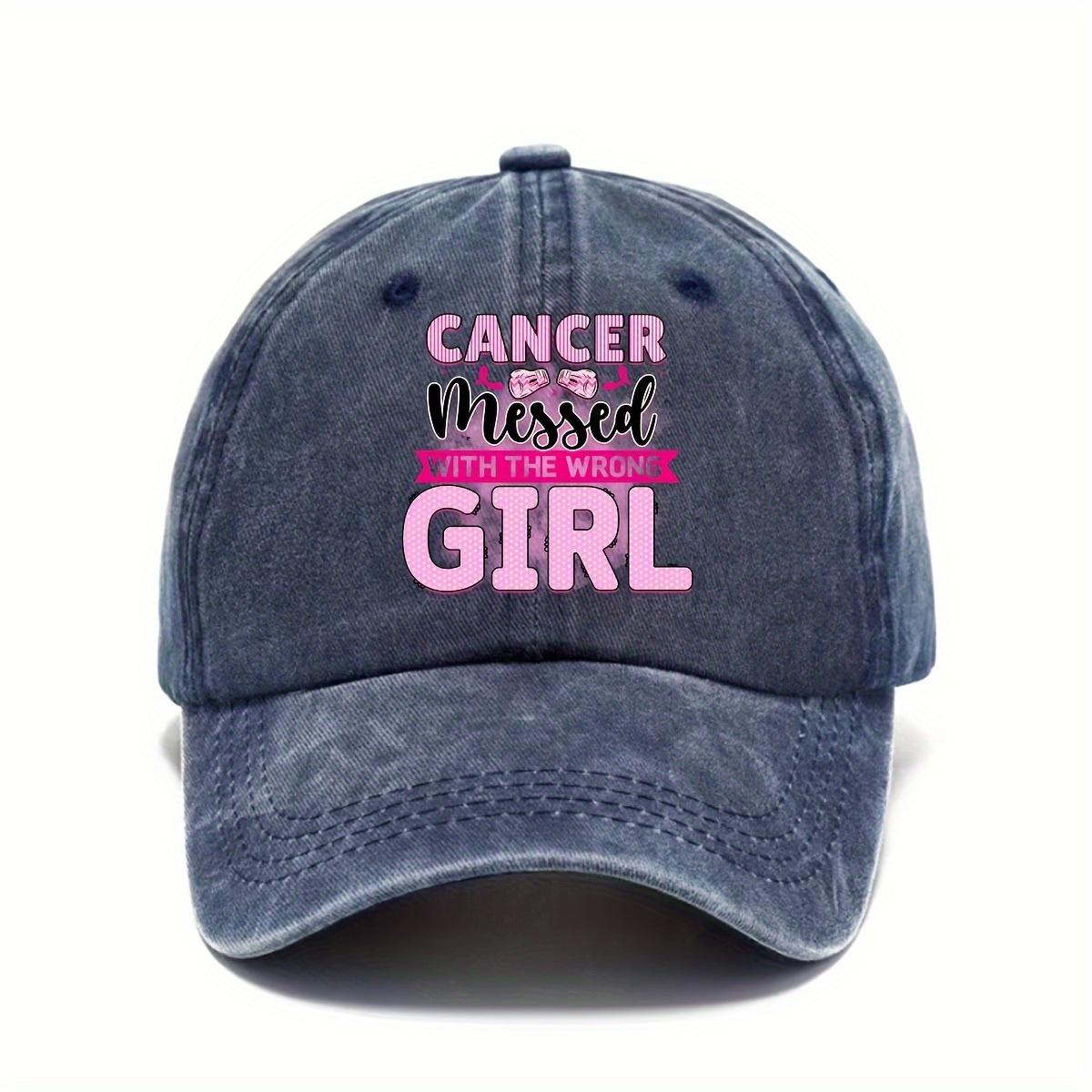 Cancer Messed With The Wrong Girl Pink Ribbon Baseball Cap Adjustable Casual Adult Headwear One Size
Cancer Messed With The Wrong Girl Pink Ribbon Baseball Cap Adjustable Casual Adult Headwear One Size