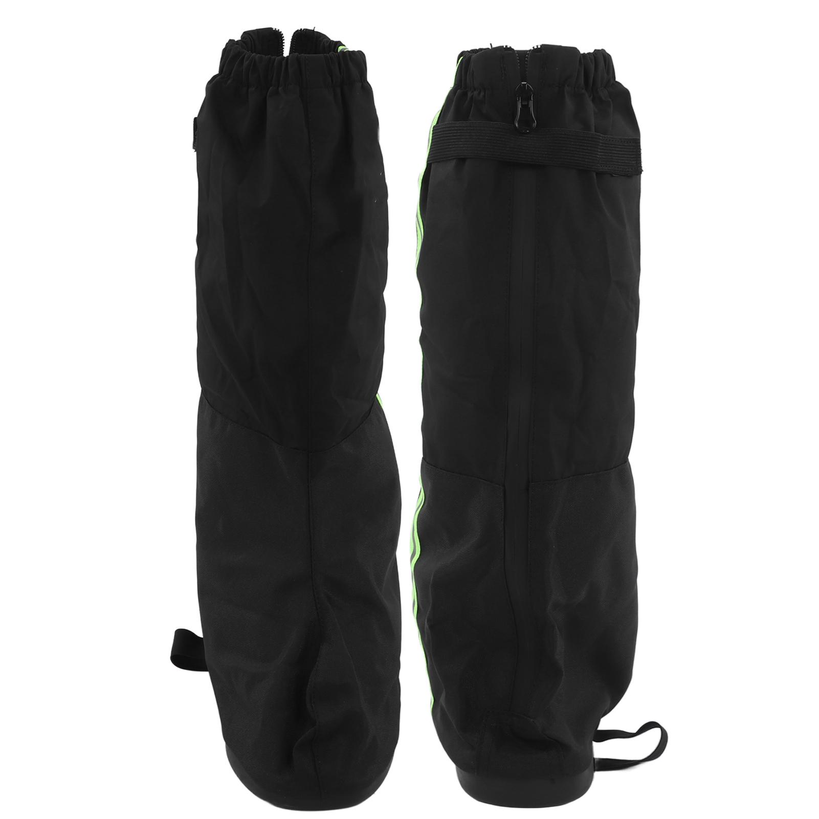 1 Pair Snow Shoes Boots Covers with Reflector Waterproof Windproof Non Slip Rain Boot Covers for Hiking Climbing Black
1 Pair Snow Shoes Boots Covers with Reflector Waterproof Windproof Non Slip Rain Boot Covers for Hiking Climbing Black