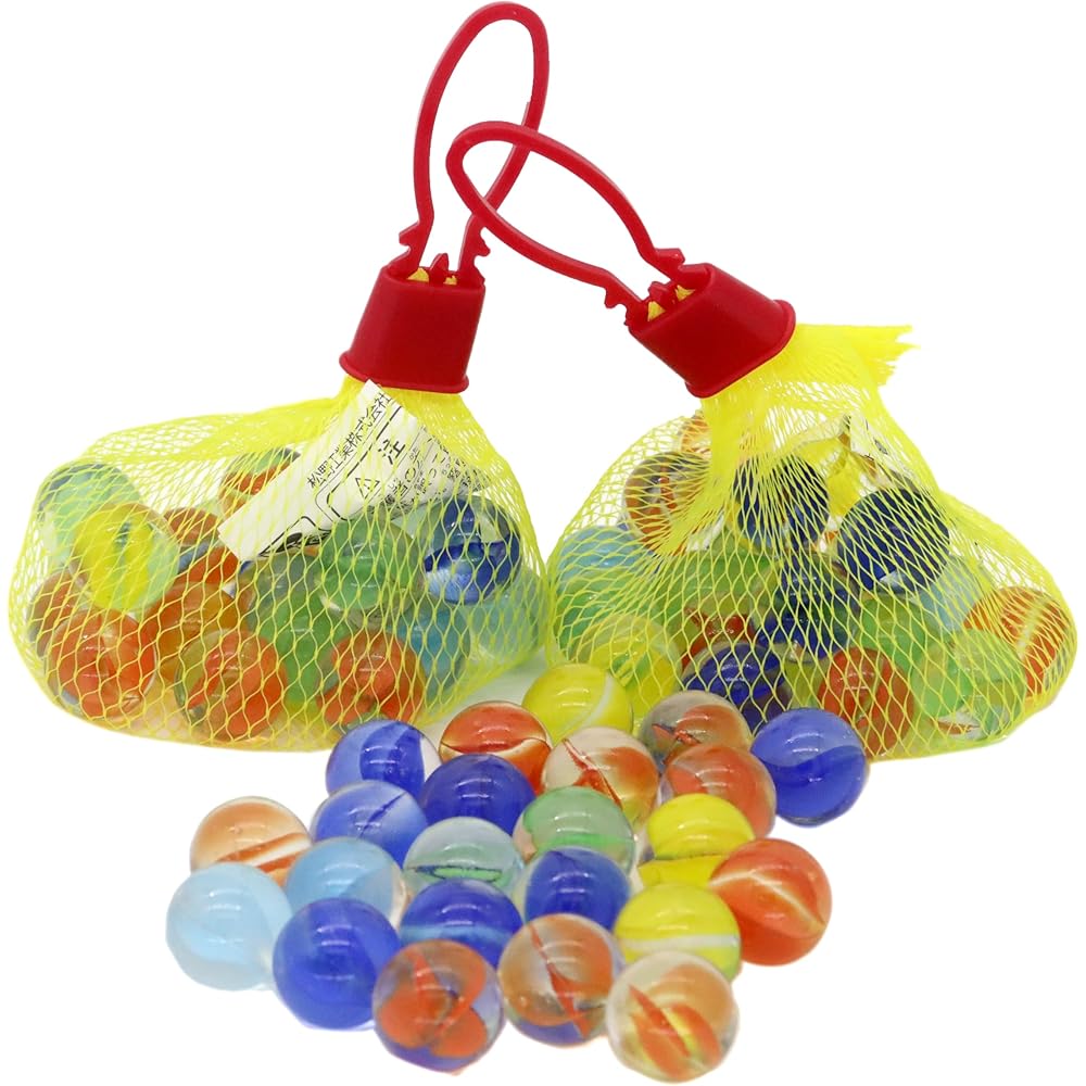 Japanese Toy Set with Mesh, 3 Pieces, Marbles (Diameter 1.6cm)
Japanese Toy Set with Mesh, 3 Pieces, Marbles (Diameter 1.6cm)