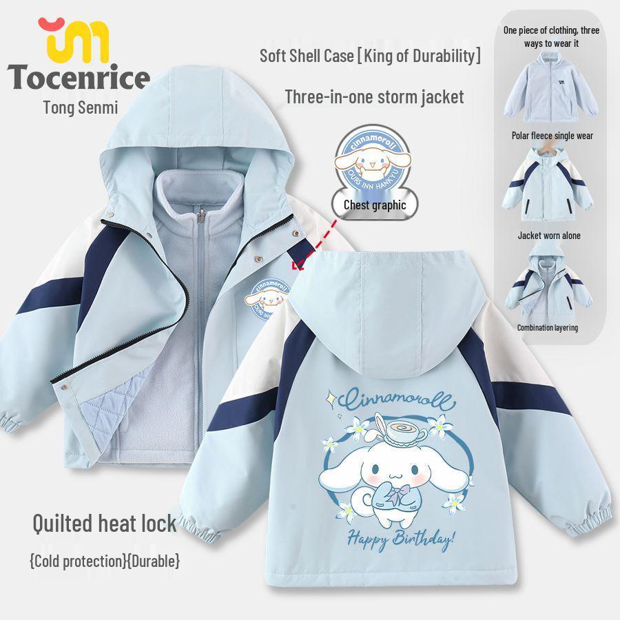 Cinnamoroll Girls 3-in-1 Jacket - Autumn/Winter 2025 for Medium & Large Kids 140
Cinnamoroll Girls 3-in-1 Jacket - Autumn/Winter 2025 for Medium & Large Kids 140