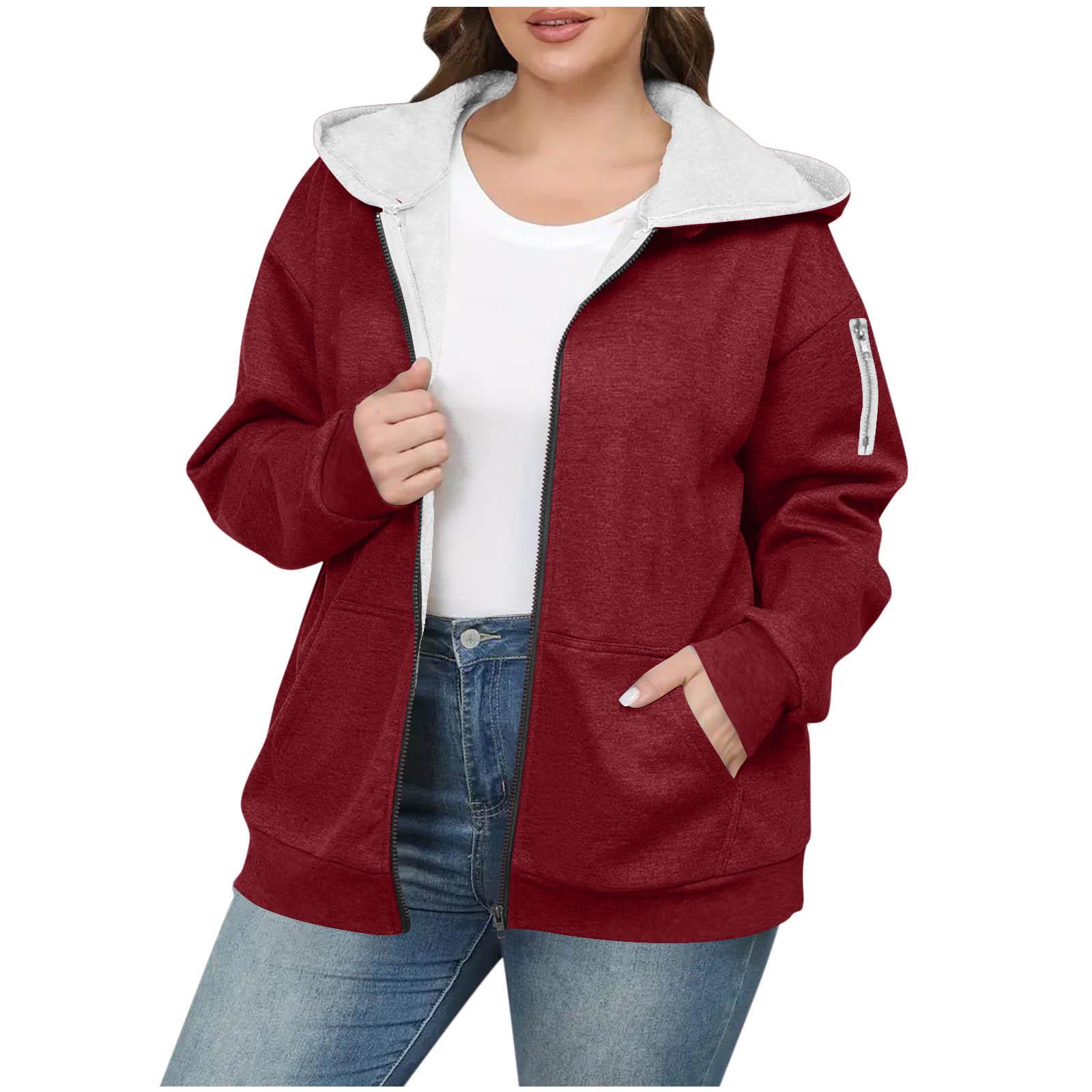 Women s Retro Color Block Fleece-Lined Hooded Cardigan - Slimming, Casual, Loose Fit, Perfect for Autumn/Winter Warmth. 2XL
Women s Retro Color Block Fleece-Lined Hooded Cardigan - Slimming, Casual, Loose Fit, Perfect for Autumn/Winter Warmth. 2XL