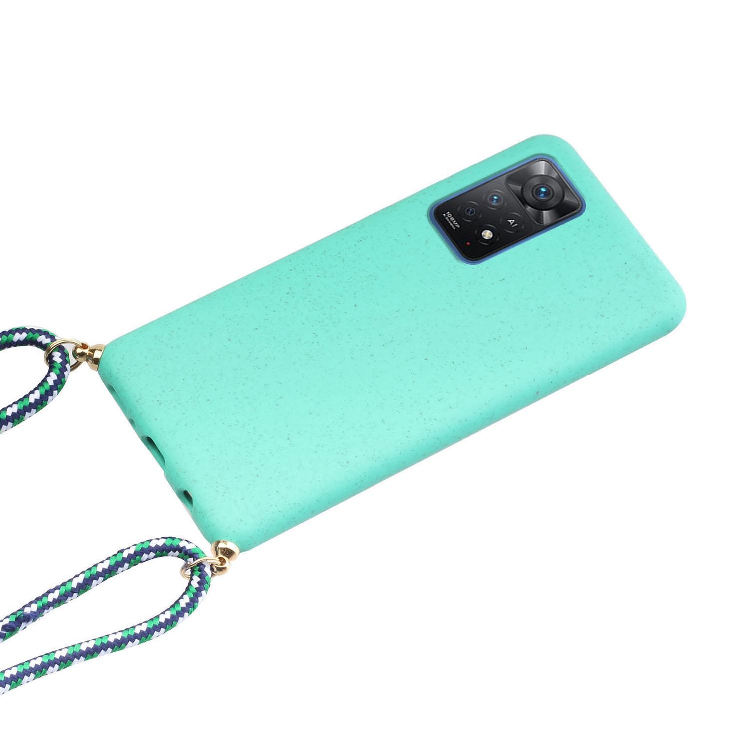 For Xiaomi Redmi Note 12 Pro 4G/11 Pro 4G (MediaTek)/Note 11 Pro 5G (Qualcomm) Eco-Friendly Wheat Straw+Soft TPU Case with Adjustable Lanyard Cyan
For Xiaomi Redmi Note 12 Pro 4G/11 Pro 4G (MediaTek)/Note 11 Pro 5G (Qualcomm) Eco-Friendly Wheat Straw+Soft TPU Case with Adjustable Lanyard Cyan