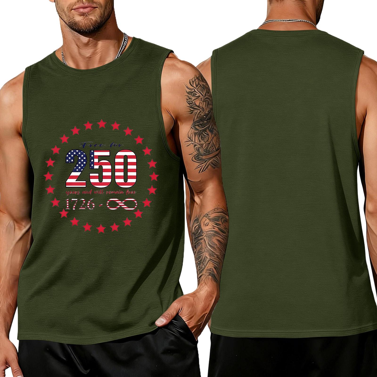 Independence Day Flag Printed Sleeveless Shirt, Men s Loose Casual Daily Summer Tank Top XXL
Independence Day Flag Printed Sleeveless Shirt, Men s Loose Casual Daily Summer Tank Top XXL