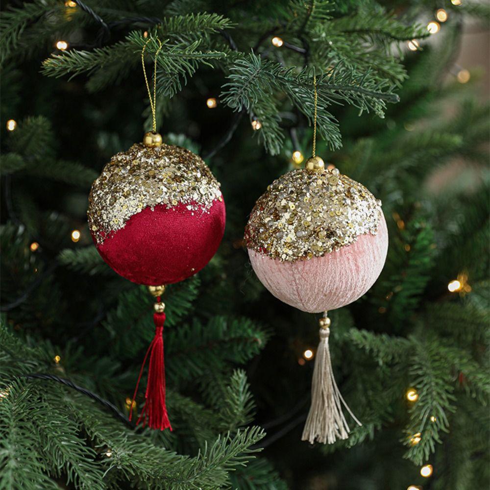 Foam Christmas Lantern Pendant Velvet Xmas Tree Hanging Ornaments Home Decor Style 4
Foam Christmas Lantern Pendant Velvet Xmas Tree Hanging Ornaments Home Decor Style 4
