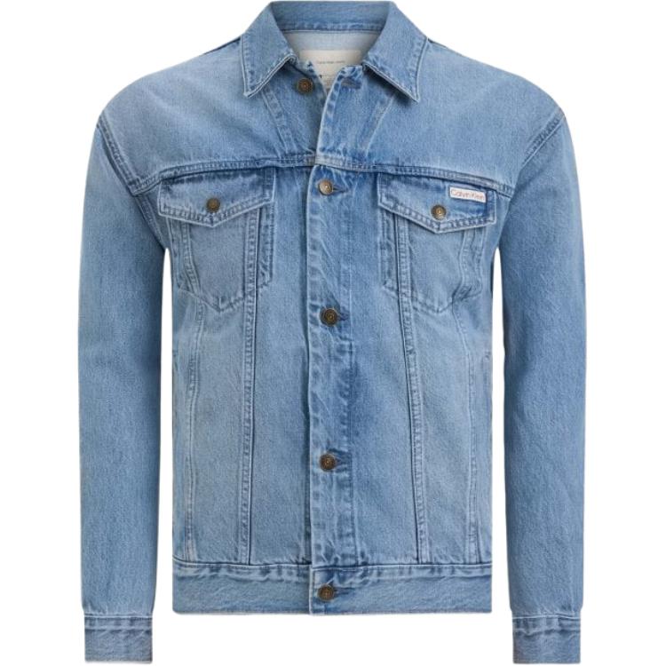 Calvin Klein Solid Color Single Breasted Loose Long Sleeve Denim Jacket Men jackets LV04RB794G-UBE S
Calvin Klein Solid Color Single Breasted Loose Long Sleeve Denim Jacket Men jackets LV04RB794G-UBE S