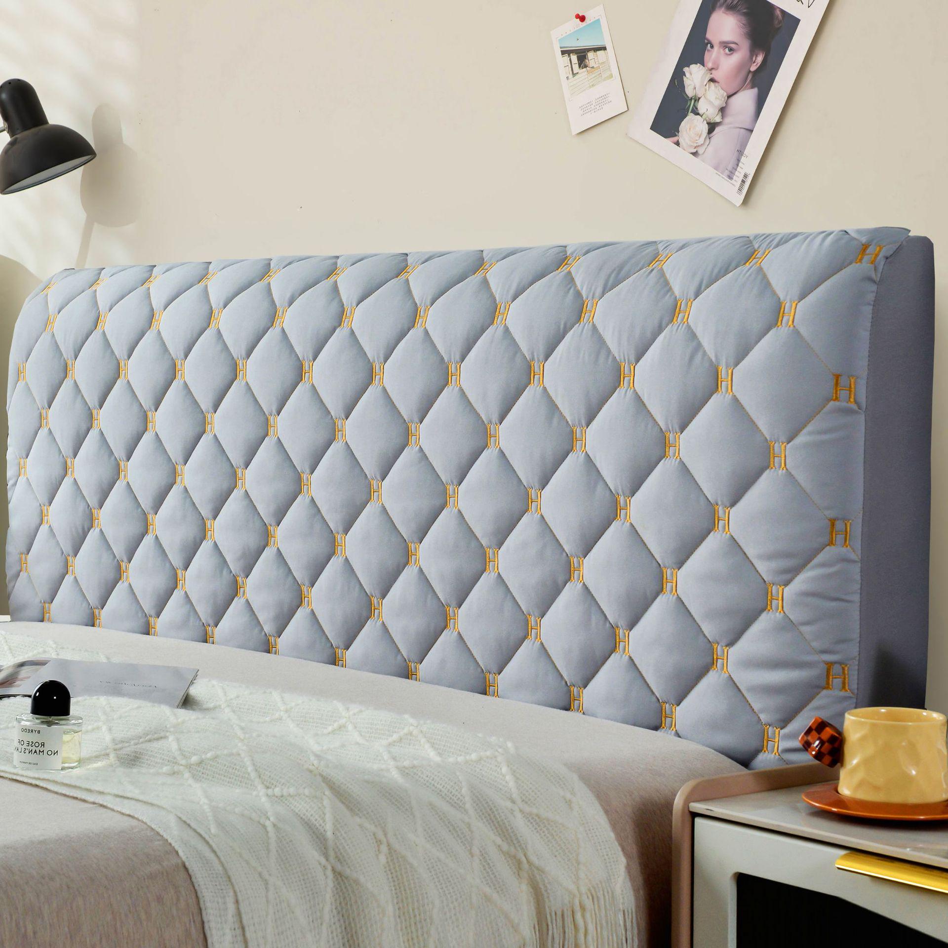 Luxurious Quilted Headboard Cover: Soft, Thick, Anti-Collision, All-Season Universal Dust Protector 90cm/Thickened Padded Anti-Collision світло-сірий колір
Luxurious Quilted Headboard Cover: Soft, Thick, Anti-Collision, All-Season Universal Dust Protector 90cm/Thickened Padded Anti-Collision світло-сірий колір