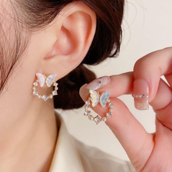 Korean Trend Sparkling Zircon Bowknot Long Tassel Earrings For Women Elegant Crystal Flower Butterfly Hanging Earring Jewelry
Korean Trend Sparkling Zircon Bowknot Long Tassel Earrings For Women Elegant Crystal Flower Butterfly Hanging Earring Jewelry