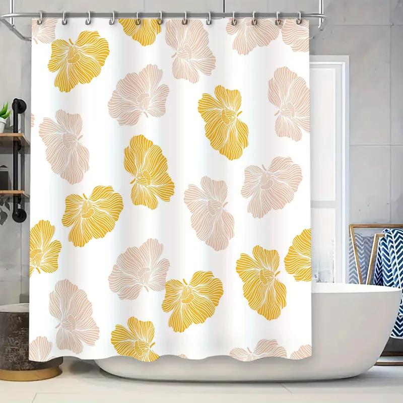 Elegant Modern Floral Shower Curtain Waterproof Bath Decor Customizable With Colorful Pattern For Bathroom Decorations Available W60H190(CM)-1 Pcs
Elegant Modern Floral Shower Curtain Waterproof Bath Decor Customizable With Colorful Pattern For Bathroom Decorations Available W60H190(CM)-1 Pcs