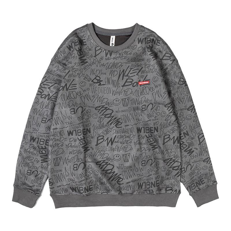 Men s Graffiti Print Crewneck Sweatshirt Casual Loose Long Sleeve Pullover Streetwear Hip Hop Tops Autumn Winter Warm Fleece Sweater XXXL сірий
Men s Graffiti Print Crewneck Sweatshirt Casual Loose Long Sleeve Pullover Streetwear Hip Hop Tops Autumn Winter Warm Fleece Sweater XXXL сірий