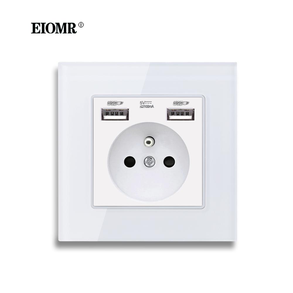 EIOMR France Touch Sensor Switch with Socket Crystal Glass Panel 110~250V 16A Wall Socket with Light Switch Home Improvement
EIOMR France Touch Sensor Switch with Socket Crystal Glass Panel 110~250V 16A Wall Socket with Light Switch Home Improvement