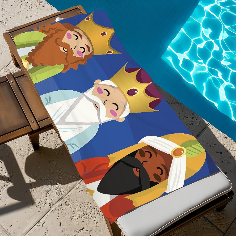 Towel Beach Bath Magi Quick-Drying Lightweight Portable Sauna Camping Reyes Magos Swim Pool Travel W40*H60(CM)
Towel Beach Bath Magi Quick-Drying Lightweight Portable Sauna Camping Reyes Magos Swim Pool Travel W40*H60(CM)