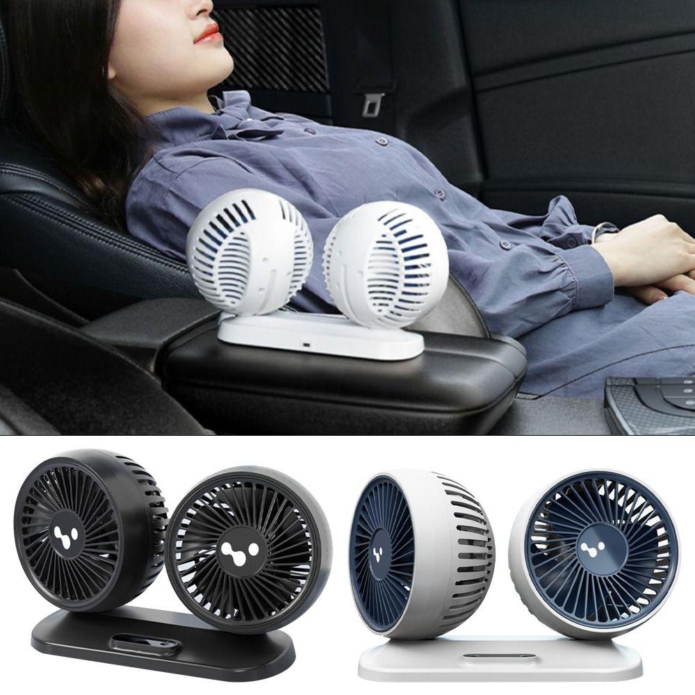 12V/24V Car Dual Head Fan 360° Rotatable Seat Fan Strong Wind Cooling Fan for Auto
12V/24V Car Dual Head Fan 360° Rotatable Seat Fan Strong Wind Cooling Fan for Auto