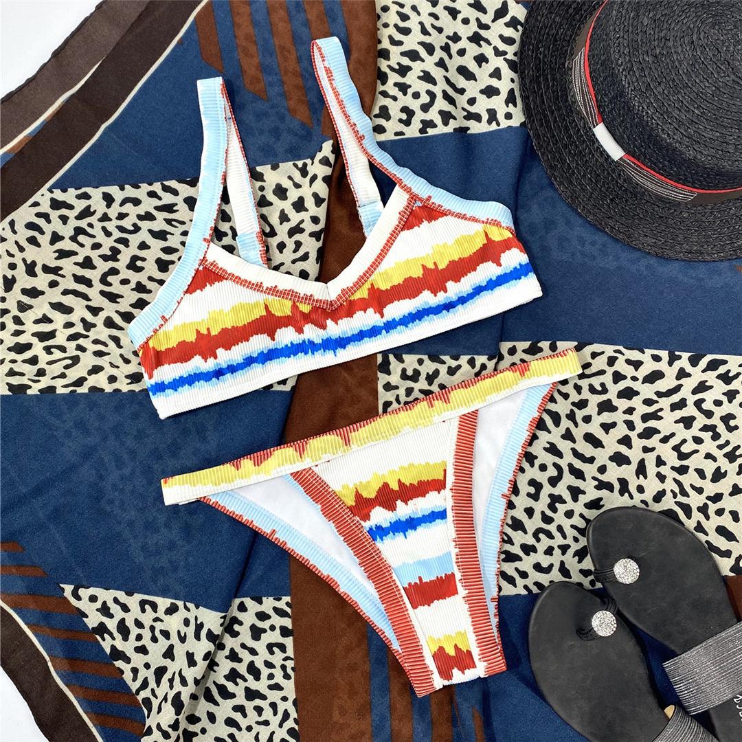 Сексуальное бразильское бикини в рубчик с принтом, женские купальники, женский купальник, комплект бикини из двух частей, купальный костюм с высоким вырезом, купальный костюм для плавания L
Сексуальное бразильское бикини в рубчик с принтом, женские купальники, женский купальник, комплект бикини из двух частей, купальный костюм с высоким вырезом, купальный костюм для плавания L