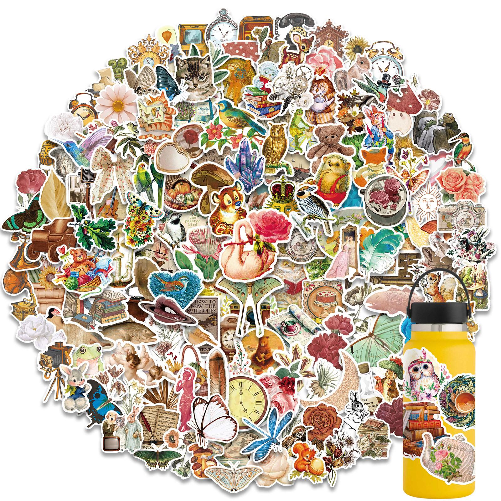 200 Retro Hand Account Stickers Literary Pattern Stickers Waterproof Graffiti Suitcase Notebook Hand Account Stickers
200 Retro Hand Account Stickers Literary Pattern Stickers Waterproof Graffiti Suitcase Notebook Hand Account Stickers