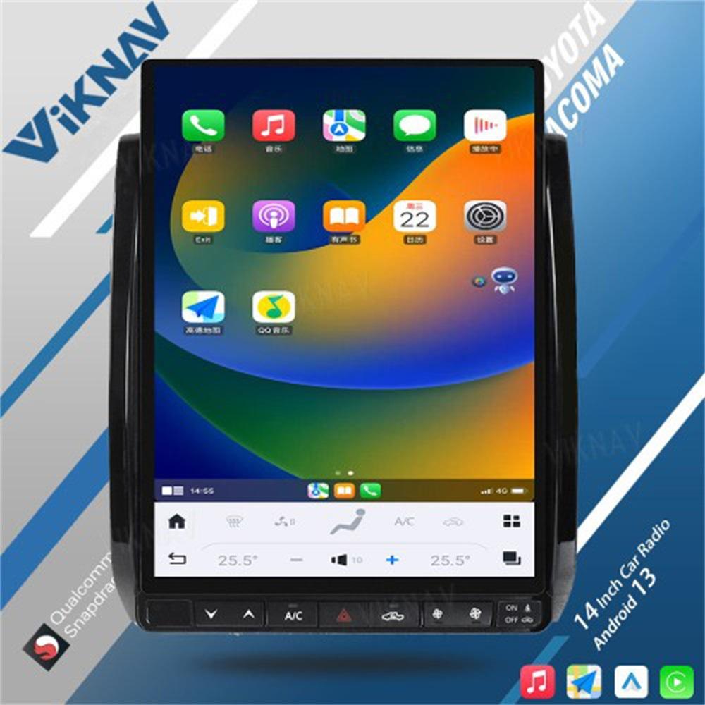 Viknav 14 дюймов автомобильный радиоприемник для Toyota Tacoma 2005-2015 Android автомобильный стерео Carplay GPS мультимедийный плеер головное устройство 64GB Radio
Viknav 14 дюймов автомобильный радиоприемник для Toyota Tacoma 2005-2015 Android автомобильный стерео Carplay GPS мультимедийный плеер головное устройство 64GB Radio